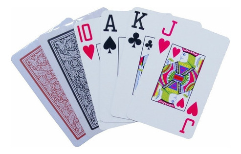 6 Baralhos Jogos de Cartas 100% Plástico c/ 108 Cartas Original em Promoção  na Americanas